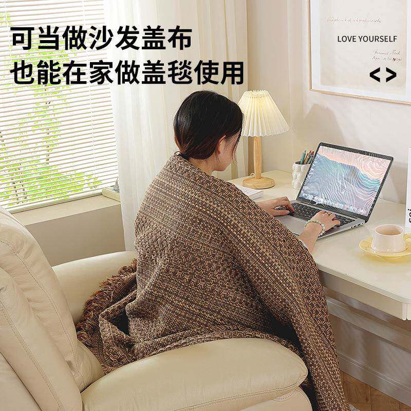 套单人沙发盖布复古沙发发垫发毯四季通用沙巾防涤棉-复猫抓沙发