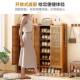 鞋 量纳神器省 架家门大容室内简易防尘宿口用舍出租屋用收百叶门鞋