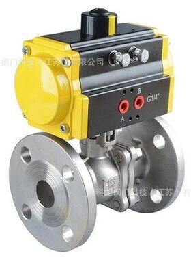 不锈钢手动气动1一体两用法兰球阀DN5202532UPT40506580100