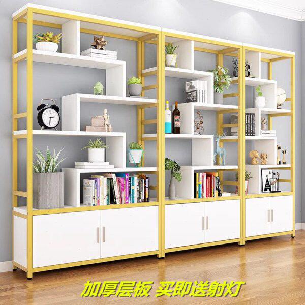 铁艺博古架现代简约屏风隔断玄关多宝阁茶具置物架书架展示柜中式