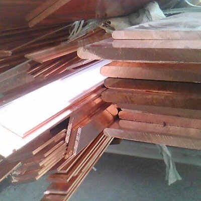 120*10镀锡铜排 紫铜排 铜母排 加工电力铜排100*10 当天价