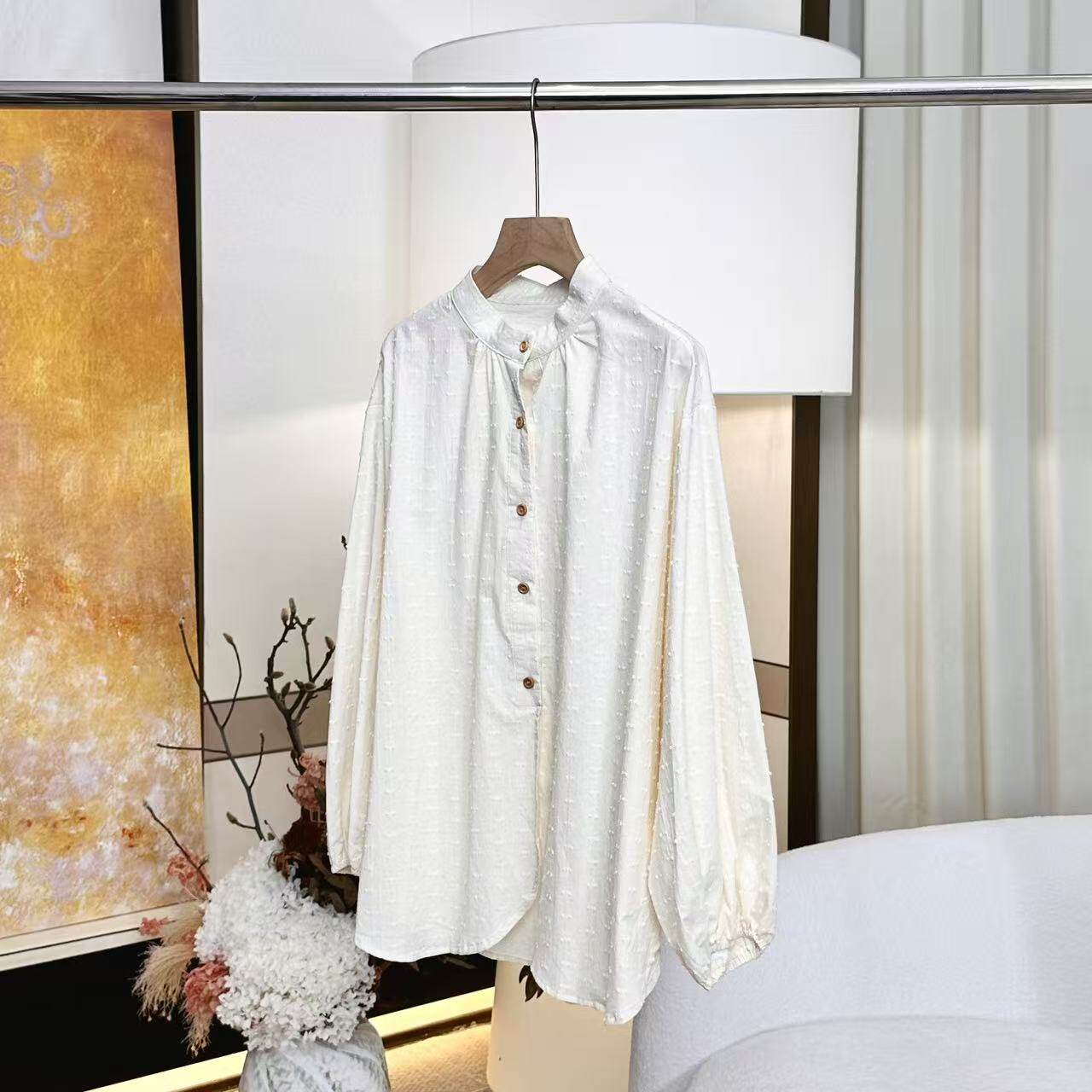 【妍妍】提花纹理衬衣 ONSC204636203