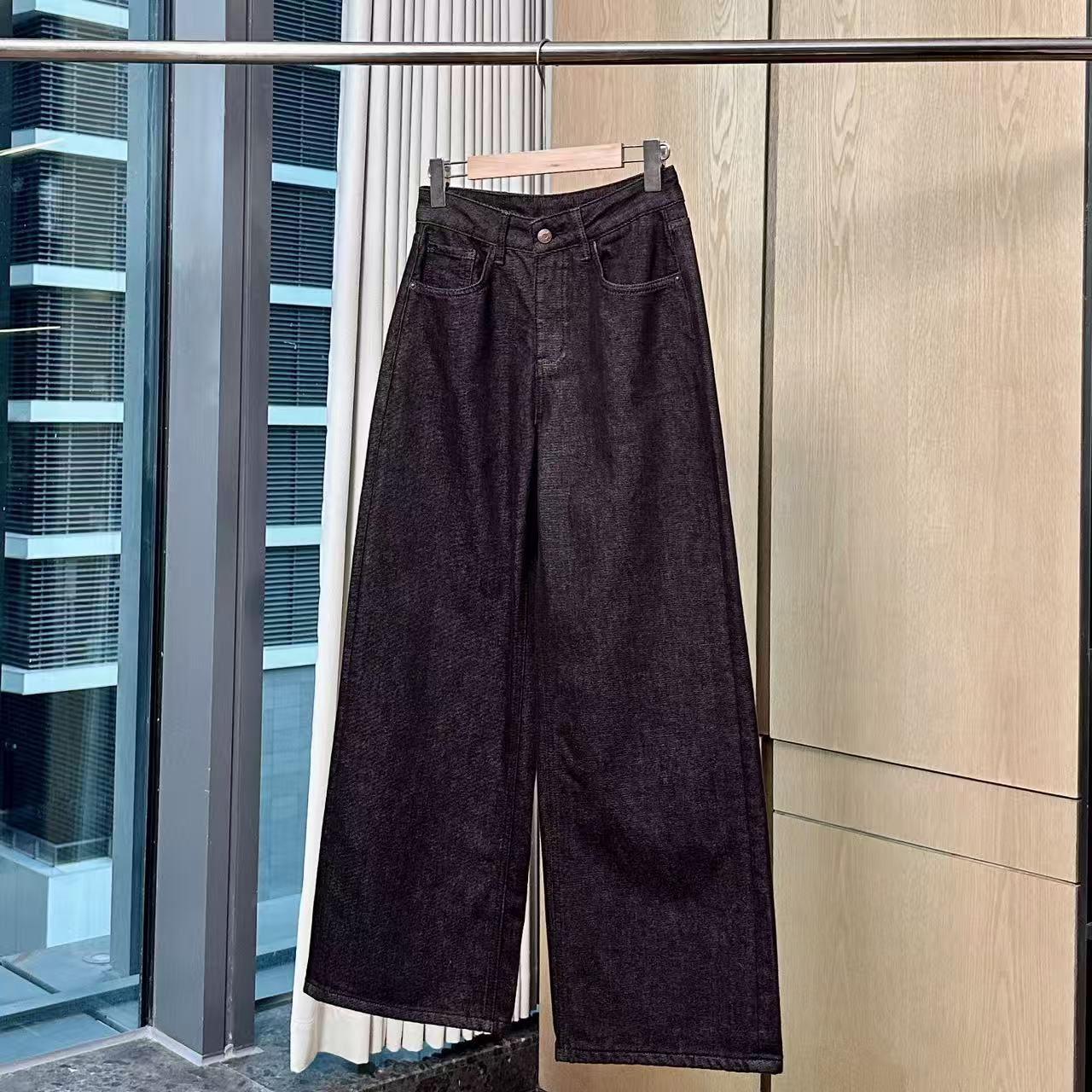 【妍妍粉丝专享】25新款定制羊绒棉混纺面料牛仔裤ONKN025115753