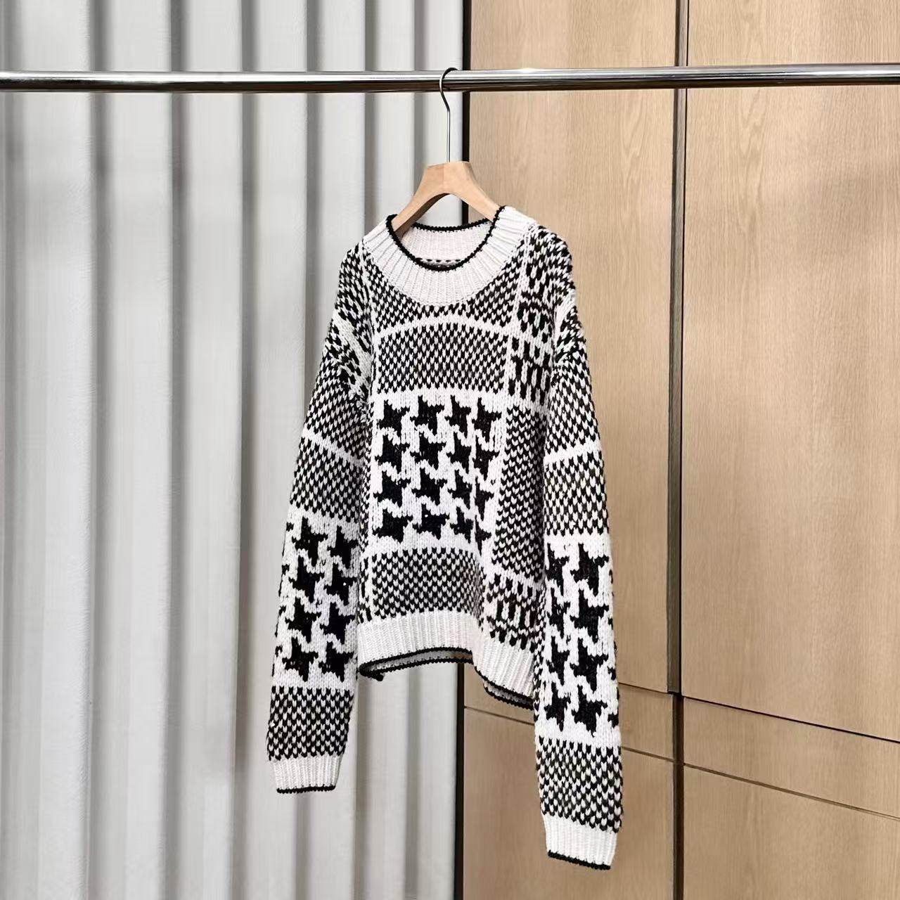 【妍妍粉丝专享】25新款羊绒羊毛混纺纱线亮片毛衣ONSM245125865