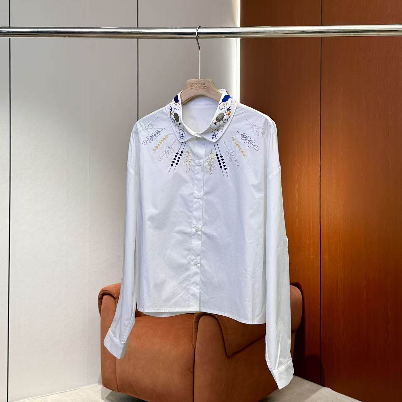 【妍妍粉丝专享】26新款重工刺绣长袖翻领衬衫ONSC04615883,女装/女士精品,上衣,淘宝优惠券,粉丝福利购,淘宝优惠卷
