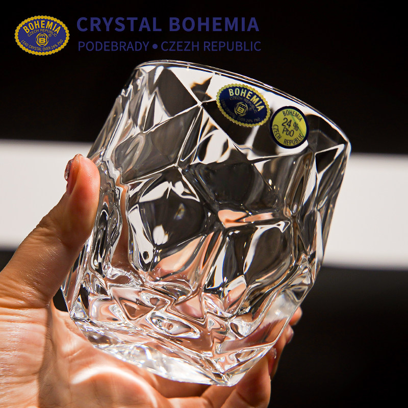 BOHEMIA捷克水晶威士忌杯洋酒杯高档礼品家用酒杯