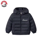 史努比儿童轻薄羽绒服2025新款 冬季 白鸭绒保暖男女童校服神器外套