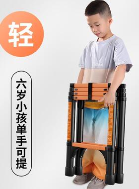 梯子家工用折叠功F98SHTJT能伸缩室多内人字梯铝合金加升降梯程楼