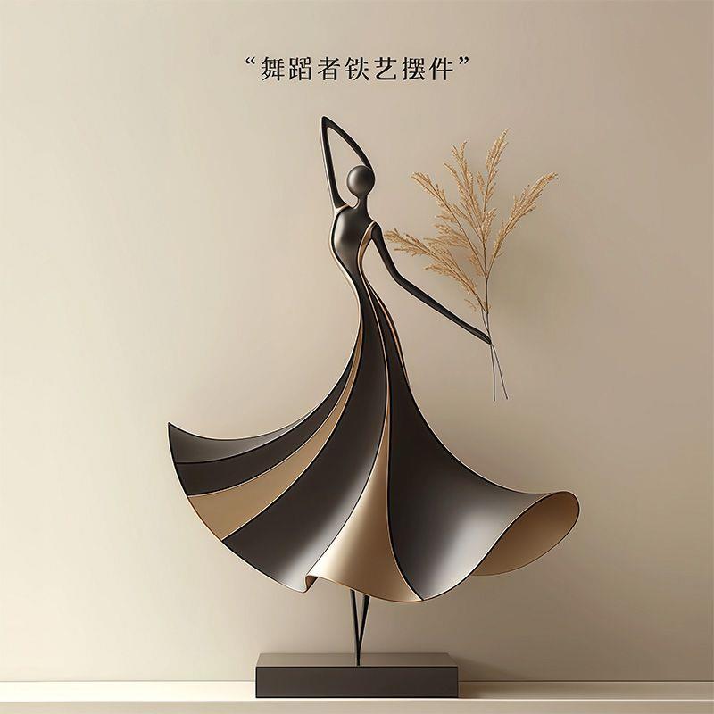铁艺人物艺术中古风摆件