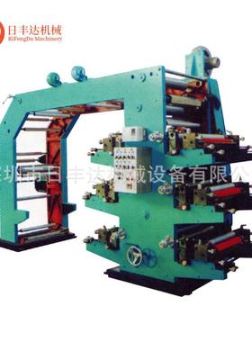 厂家  半自动食品包装袋印刷机   JXG-65006色柔板印刷机