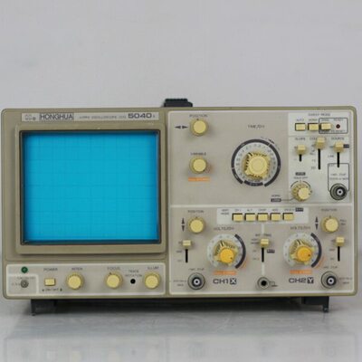 红华5020模拟示波器双踪20MHz电机测量家电维修20兆高亮度保修2年