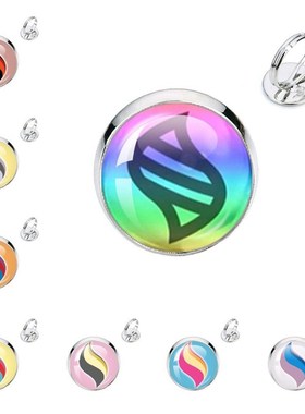 热卖pokemon宝可梦mega超进化石银色戒指S百万进化烈咬陆鲨