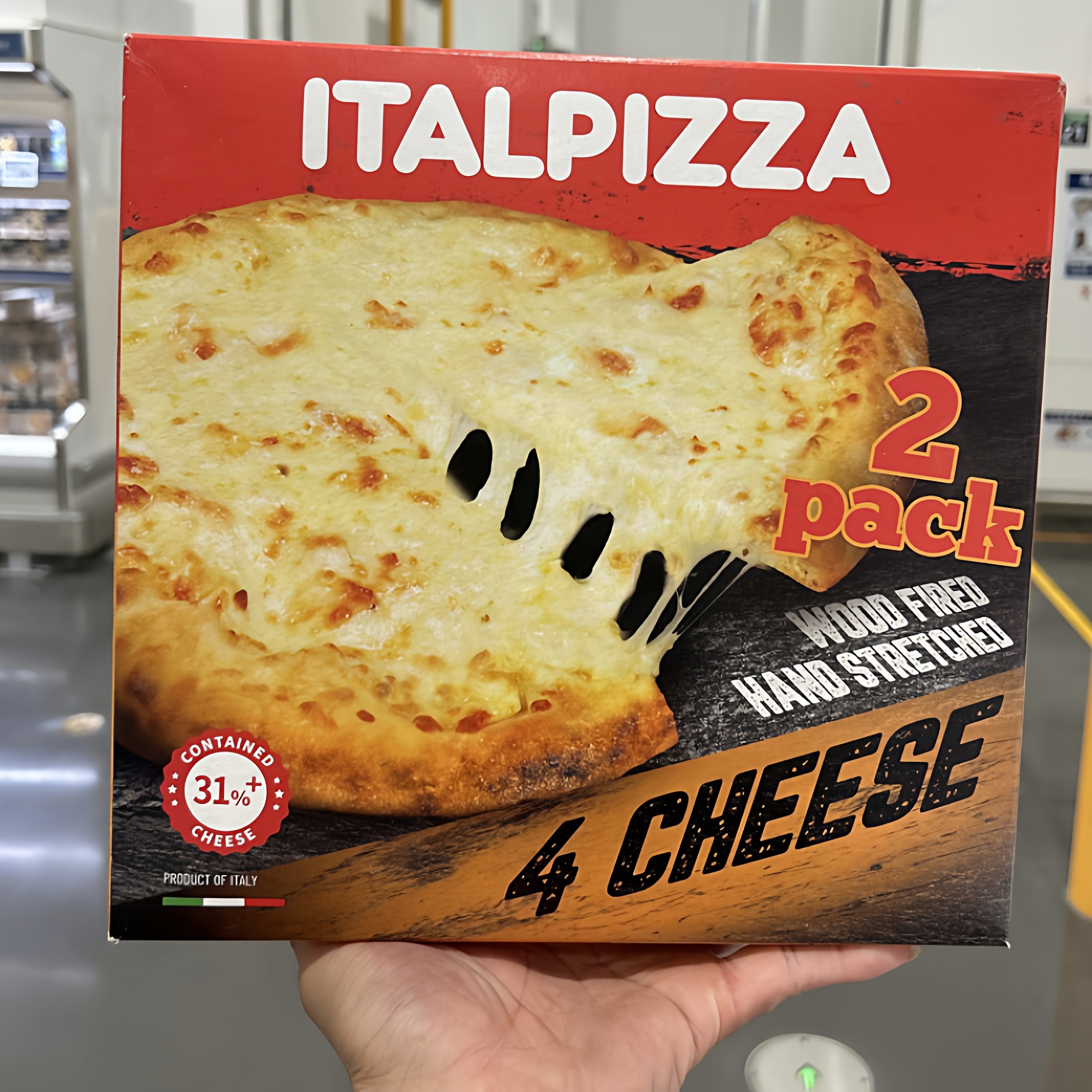 山姆 四重奶酪披萨370克*2含四种原制芝士高蛋白,水产肉类/新鲜蔬果/熟食,包装猪肉类预制菜,淘宝优惠券,粉丝福利购,淘宝优惠卷