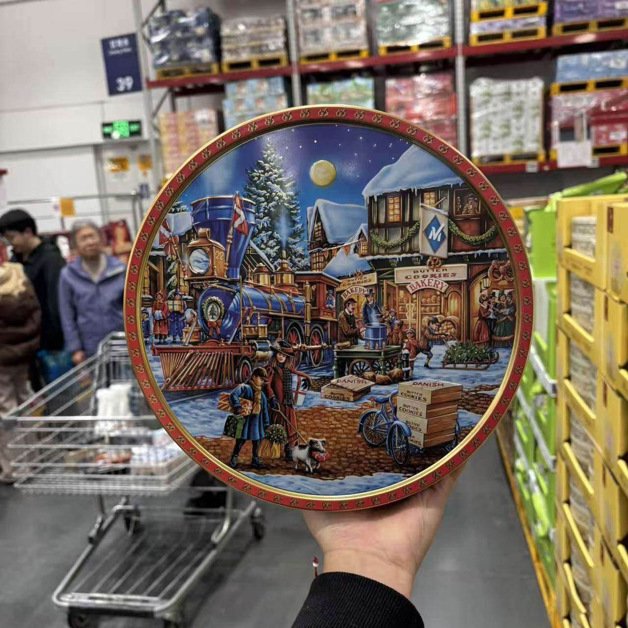 山姆丹麦进口黄油曲奇饼干原装进口奶香浓郁零食休闲食品节日送礼