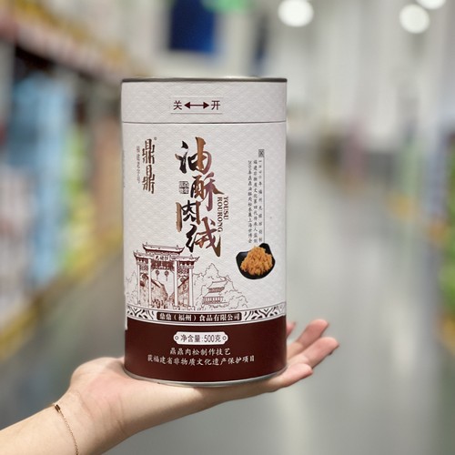 山姆鼎鼎油酥肉绒肉松福建肉松猪肉松肉酥即食拌饭料辅食500g