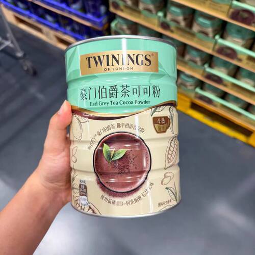 山姆川宁豪门伯爵茶可可粉香醇轻甜味冷热随享冲饮佛手柑清香800g