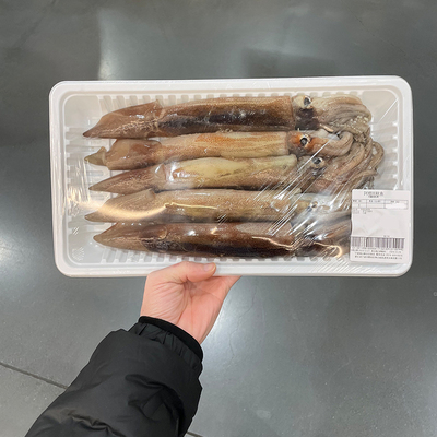 山姆钓钩阿根廷鱿鱼1.2kg海域鱿鱼单条250g-400gQ弹鲜嫩