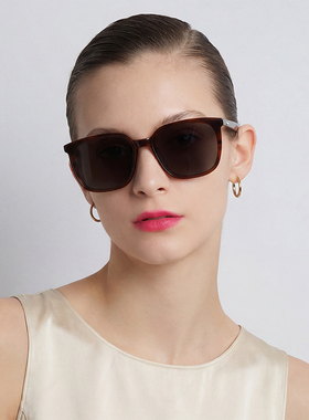 Horn LEDIN韩系复古美式墨镜板材廓形轻奢潮流防紫外线太阳镜男女