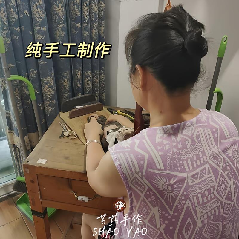 纯手工渝黄猪鬃毛刷软硬
