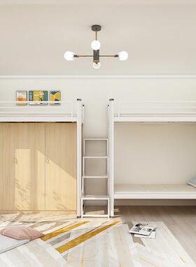 公寓床二两体三人位连大桌学宿业舍三床一企无品牌/职员工人寝室