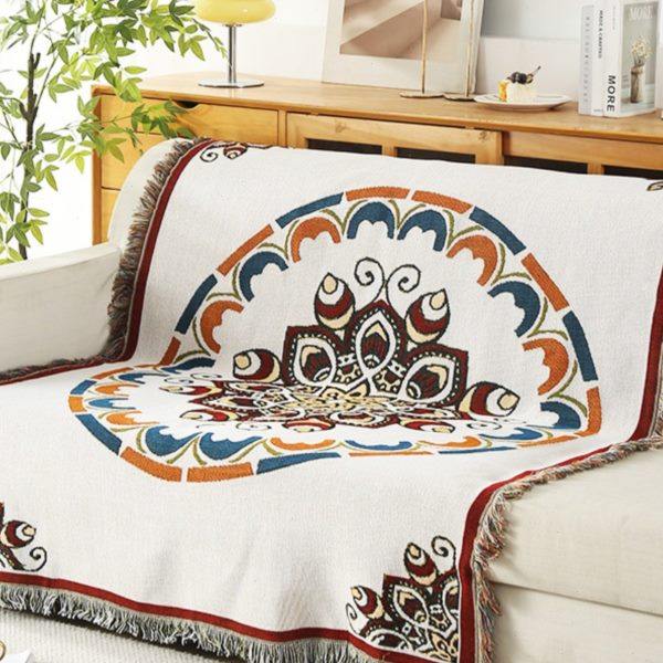 现代简约时尚沙发巾沙发毯桌布盖毯防尘布酒店民宿装饰毯露营毯,居家布艺,沙发套,淘宝优惠券,粉丝福利购,淘宝优惠卷