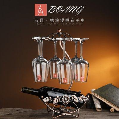 红酒杯架倒挂家用装饰摆件脚杯悬挂红酒柜展示架创意红酒架链衡,收纳整理,红酒架,淘宝优惠券,粉丝福利购,淘宝优惠卷