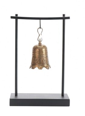 新中式铜钟工艺品摆件客厅电视柜酒柜玄关柜软装饰品创意家居摆设