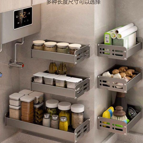 厨房小型置物架壁挂小尺寸20CM长宽免打孔35厘米窄款15公分收纳架,厨房/烹饪用具,微波炉置物架,淘宝优惠券,粉丝福利购,淘宝优惠卷