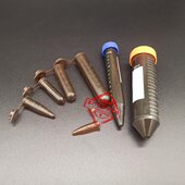 带刻度EP管 1.5 0.5 120ml棕色避光塑料离心管 100