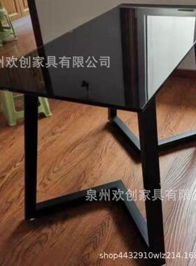 厂家铁桌脚桌腿.艺桌子腿桌岩板桌铁子桌架支架hc-106实木桌.五金