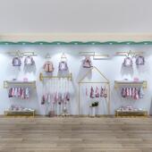 店落地列式 简约童货装 店展示架上服墙组合878架装 陈架收纳挂衣架