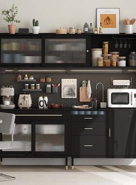 北欧实木餐边22113柜家餐厅墙多功能大容厨量靠储物柜房碗具收用