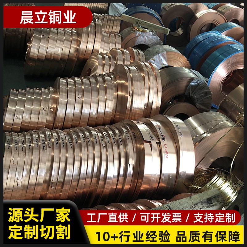 T2T3镀锡导电 紫铜带 变压器电缆箱接地C1100 铜带 0.2-3.5mm无氧