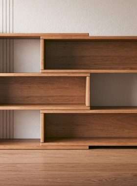 IKAE桌面置物架桌上书架多层书桌办公收纳储物柜子家用小书柜