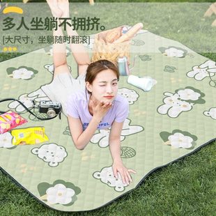 野餐垫防潮垫加厚户外地垫便携野餐布露营野炊防水春游草坪坐垫子
