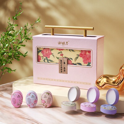 谢馥春馥彩名媛香膏_固体香水体淡女香老国货_6香型_送人礼盒