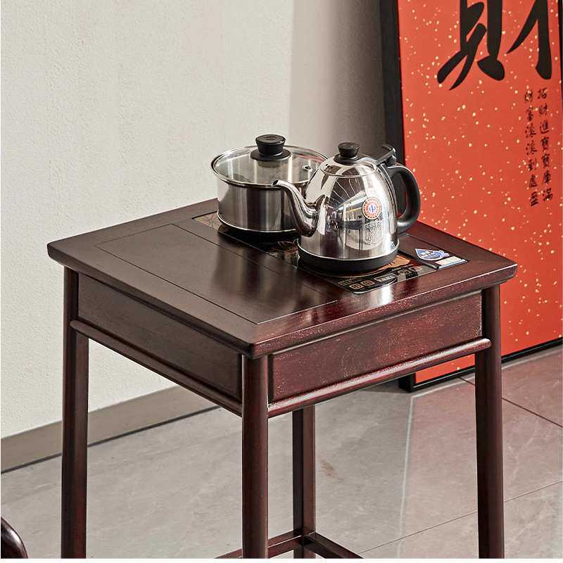 新中式赞比亚血檀餐边柜非洲小叶紫檀茶水柜实木家用边柜备餐柜