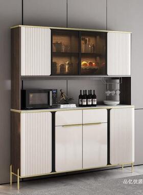 Tal轻奢岩板意式简约餐边柜靠墙酒柜一体厨房多功能大容量储物收