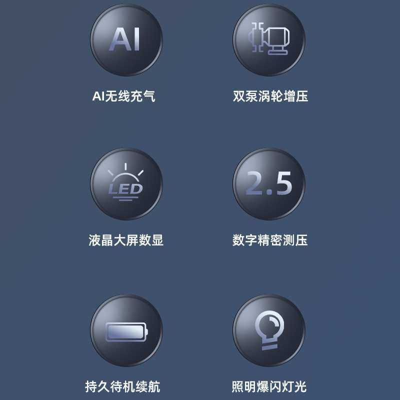 车载无线充气泵便携式电动汽轿车用打轮胎冲气筒压自动高压大功率
