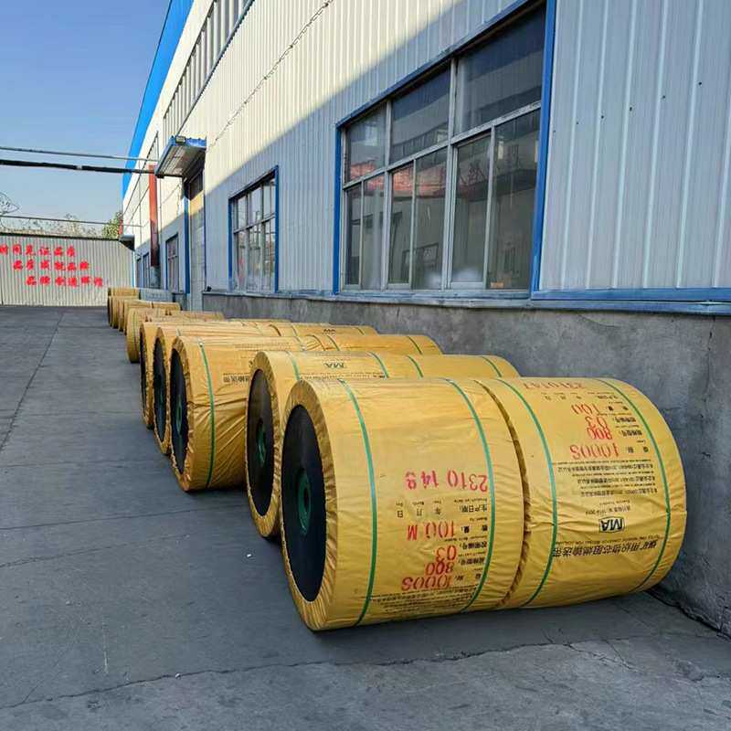 工业PVC橡胶运输带耐磨尼龙平面传送运输带耐热整芯PVG矿用阻燃带