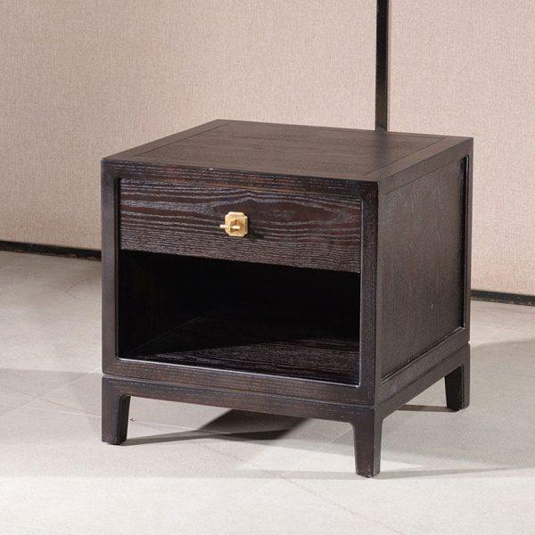 新中式床头柜实木现代简约卧室储物柜酒店样板房抽屉收纳床边柜子,住宅家具,床头柜,淘宝优惠券,粉丝福利购,淘宝优惠卷