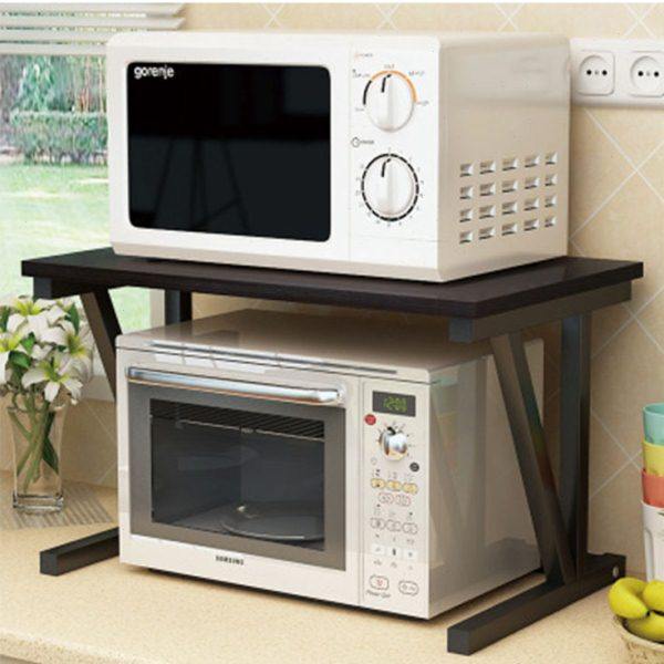 微波炉架双层置物架子2层收纳架烤箱储物简易落地架厨房用品发,厨房/烹饪用具,微波炉置物架,淘宝优惠券,粉丝福利购,淘宝优惠卷