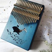 17音拇指琴卡林巴琴初学者乐器礼物儿童kalimba相思木手指琴21音