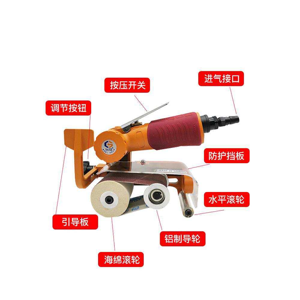气动拉丝机不锈钢砂带机打磨沙带机抛光机坦克金属除锈平面工业型