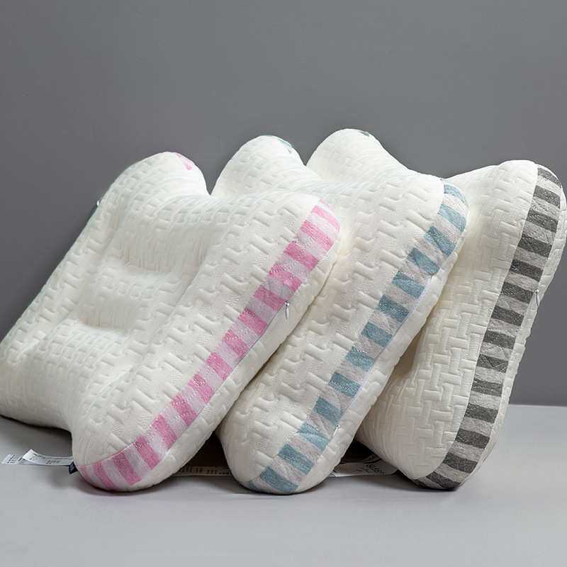 SPA按摩枕护颈椎助睡眠枕芯颈椎枕护颈枕不塌陷一对装家用枕头男