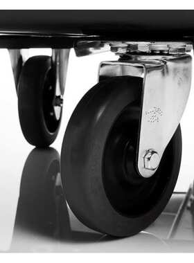 Rubbermaid乐柏美方形斗车黑色FG461200BLA超强承重物料运输车