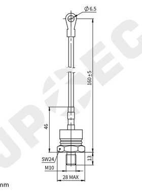 ZP10A ZK10A4000V 高压快速快恢复二极管 螺栓形整流管 上海奇亿