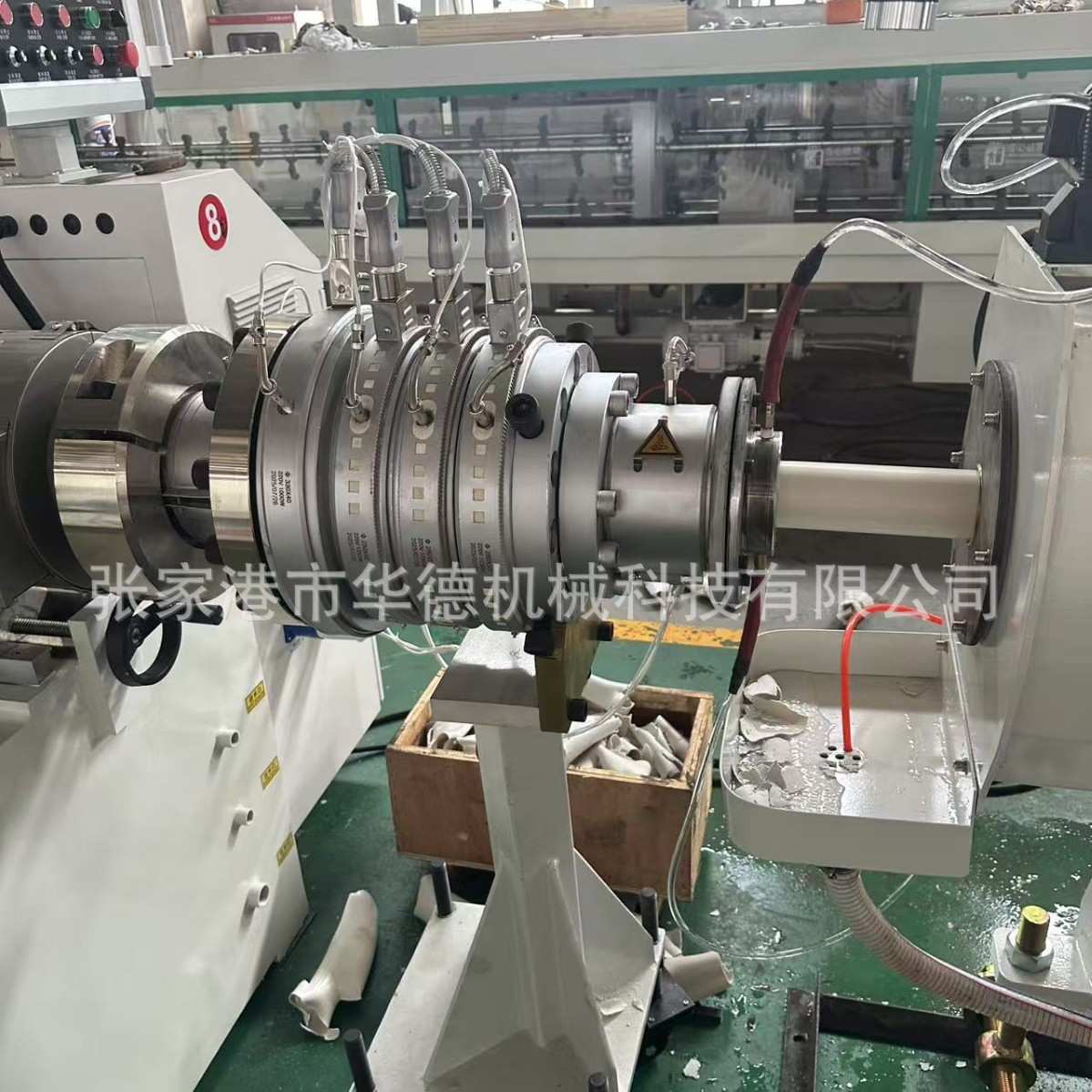 PVC20-110管材生产线无屑切割机 PVC排水管给水管挤出机生产设备