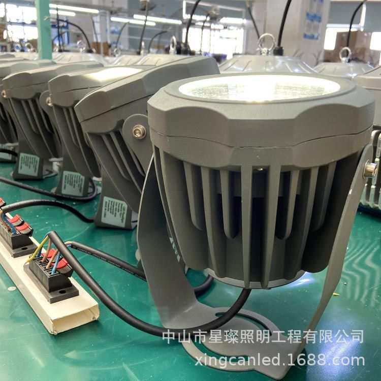 高亮10W20W30W50W 圆形COB投光灯射树灯照树灯 公园广场小区适用