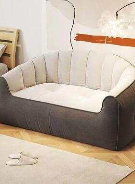 懒人沙可躺可睡秋款卧室小发沙发小型单冬户双人躺椅出租屋沙al12